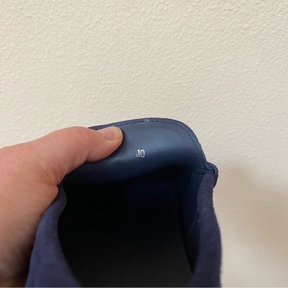 NWB Toecap Navy Suede Driving Loafer for Men - Picture 10 of 11